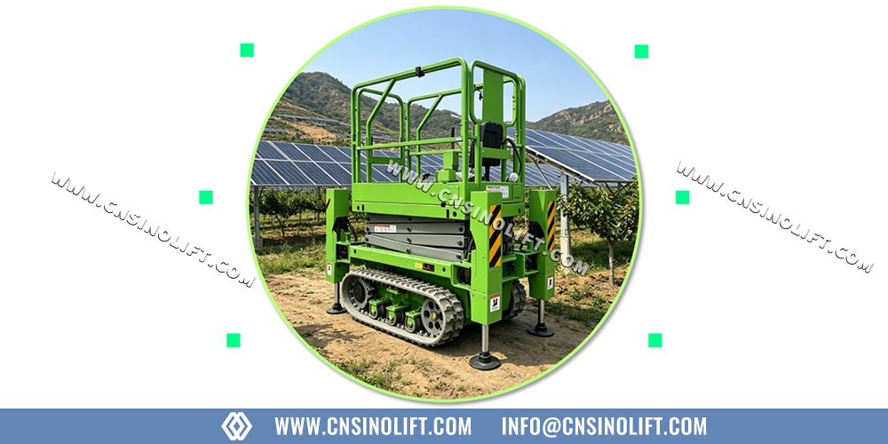 Application scenarios of crawler scissor lift on soft outdoor terrain
